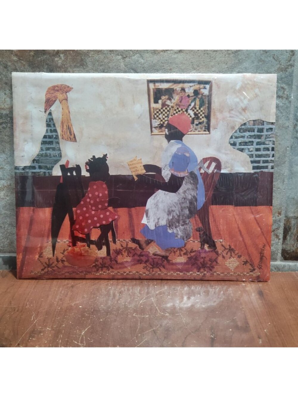 Vintage Unframed Story Telling Stringfellow Art Print Wall Decor
